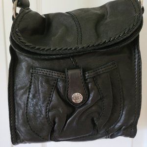 Lucky Brand Black Leather Crossbody Bag